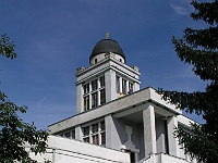 Ebi 2009 Riha 129  Monumentální evangelický kostel v Hrabové s kopulí pro hvězdářský dalekohled.