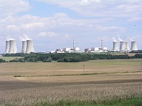 Ebi 2012 Riha 152  Jaderná elektrárna Dukovany a jejích osm chladicích věží.