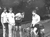 Ebi 1987 PaeDr 06  4.7.1987 do Ústí n.Labem dorazil z Děčína L. Glac a M.Pištěk,Stánec a Míček jej hned zpovídají.