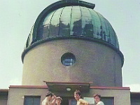 Ebi 1987 PaeDr 20  6.7.1987 před hvězdárnou ve Slaném Edy,Dalimila,Karl,Šprynar