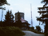 EBI 1987 Sir 061  Kleť hotel a rozhledna 8. 7. 1987