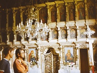 EBI 1988 Sir 025  Pondělí 4. 7. 1988. Bodružal kostel sv. Mikuláše. Vláďa Karl a Karel Bejček