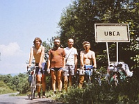 EBI 1988 Sir 027  Úterý 5. 7. 1988. Ubĺa - zleva Martin Píštěk, Zdeněk Štorek, Josef Vondrouš a František Vaclík