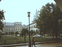 EBI 1988 Sir 040  Pátek 8. 7. 1988. Do Levoče dojela většina ebicyklistů za bouřky...