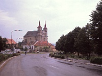 EBI 1992 Sir 039  Kostel Nejsvětější Trojice v Drnholci. Čtvrtá etapa středa 15. 7. 1992