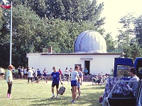 EBI 1993 Sir 001  Neděle 25. 7. 1993. Rojení ebicyklistů  na hvězdárně Veselí nad Moravou