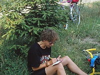 EBI 1994 Sir 018  Druhá etapa pondělí 18. 7. 1994 hvězdárna Roztoky u Svidníku. Zinaida Hofmannová a Jakub Macháček