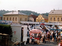 Ebi 1996 Paedr 003  28.7.1996 Upice , náměstí, neděle