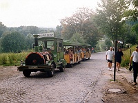 Ebi 1996 Paedr 026  3.8.1996 turistický vláček vyvážel turisty na hrad Königstein