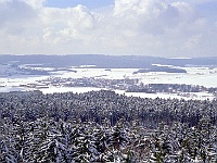 SKI 1997 Karel 08  Pohled z Buchtova kopce k Daňkovicím