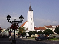 EBI 2005 Mirek 039  Rimavská Sobota, náměstí s kalvínským kostelem - úterý, 19. července