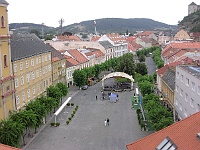 EBI 2005 Mirek 087  Trenčín, Pohled z věže na město I. pátek, 22. července