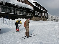 SKI 2005 Mirek 007  Velký Polom, Kamenná chata (Míra Koráb) - sobota, 26. února