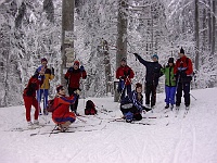 SKI 2006 Mirek 004  Vsacká Tanečnice, Vrcholové foto, 912 m.n.m. - pátek, 10. února