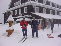 SKI 2006 Mirek 009  Na Portáši (hejtman, Mirek, Míra Koráb) - sobota, 11. února