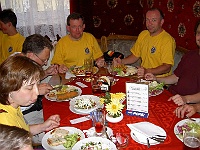 Ebi 2007 Ottakarka 48  V hotelu Alf v Borovanech s plenícími ebicyklisty již předem počítali.