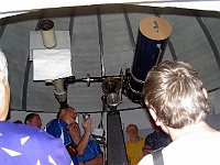 Ebi 2008 Ottakarka 027  Prohlídka kopule na hvězdárně v Humenném.