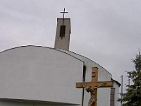 Ebi 2008 Ottakarka 057  Netradičně pojaté ukřižování Ježíše Krista.