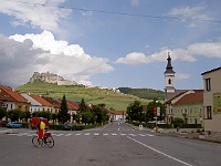 Ebi 2008 Ottakarka 062  Pohled na Spišský hrad ze Spišského Podhradí.