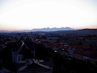 Ebi 2008 Ottakarka 069  Z nejvyšší kostelní věže na Slovensku nebylo možné nespatřit Vysoké Tatry.