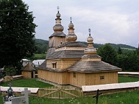 Ebi 2008 Riha 150a  Dřevěný řeckokatolický kostel Panny Márie v Mirole.