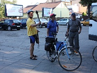 Ebicykl 2008 Sejut  014  Příjezd vozové hradby a některých Ebicyklistů do Popradu