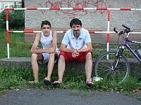 Ebicykl 2008 Sejut  039  Příjezd Ebicyklistů do Spišské Nové Vsi