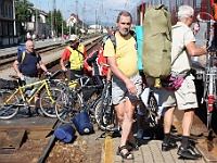 Ebicykl 2008 Sejut  240  Odjezd Ebicyklistů ze Spišské Nové Vsi