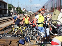 Ebicykl 2008 Sejut  241  Odjezd Ebicyklistů ze Spišské Nové Vsi