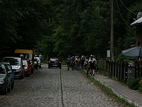 Ebi 2009 Janata 016  1. etapa - Ostrava, Střet Ebicyklistů s místním policistou