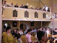 Ebi 2009 Riha 057  Interiér hlubočeckého kostela.