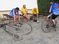 EBI 2009 Viktor-IMG 2131  J.Zimovčák a jeho podivuhodný bicykl (Veselí n.M.) {7.etapa}