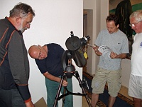 Ebi 2010 Roman Krejci 27  Včelná pod Boubínem - sestavování dalekohledu F.J.Potužníka