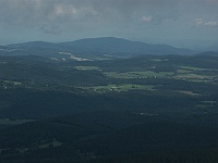 Ebi 2010 Mirek 060  Rozhled z vrcholu Boubína - Kleť