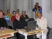 EBI 2010 Sir 022  Otec a syn Kleczkovi při přednášce v Ondřejově