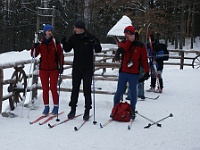 Ski 2010 Janata 29  Před chatou na Cábu