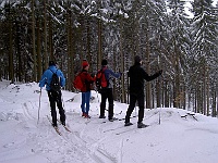 Ski 2010 Ottakarka 21  Cestou ze Soláně na Tanečnici