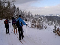 Ski 2010 Ottakarka 27  Krásná panorámata a sněhová fujavice nás co chvíli zdržovaly