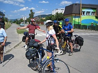 EBI 2011 Ottakarka 002  V Kysuckém Novém Městě se ebicyklisté již sjíždějí.