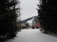 SKI 2011 Ottakarka 09  Z Pusteven jsme se vydali ke stadionu.