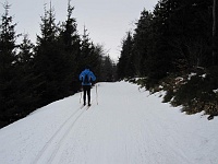 SKI 2011 Ottakarka 11  Vydali jsme se na trasu 5 km dlouhé závodní trati.