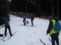 SKI 2011 Ottakarka 13  Jsme na konci závodní trati, teď musíme jet zase zpátky.