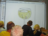 EBI 2012 Ottakarka 085  Trefná Simulantova ilustrace k písni Měsíc ve víně.