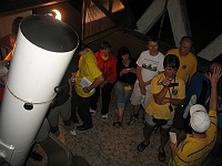 Ebi 2012 Hom 019  Dalekohled na hvězdárně v Boskovicích má průměr 240 mm a ohnisko 1440 mm