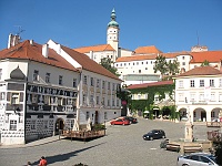 Ebi 2012 Hom 049  Výhled z okna hotelu U Zajíce na ranní Mikulov