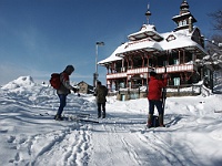 SKI 2012 Mirek 07  V pátek bylo na Pustevnách mnohem lepší počasí – pátek 10. února