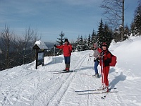 SKI 2012 Mirek 08  Ve stopě z Pusteven na chatu Martiňák