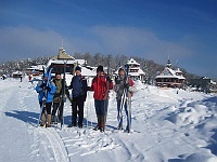 SKI 2012 Ottakarka 07  Živý obraz skiebicyklistů na Pustevnách podruhé.