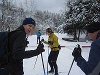 SKI 2013 Ottakarka 06  Jak jsme stoupali výš a výš, přestávaly nás některé lyžařské vosky poslouchat !!!