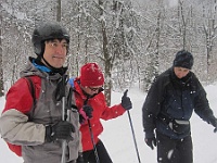 SKI 2013 Ottakarka 14  Sníh se lepí na skluznice čímdáltímvíc, už není čím mazat, jedině slivovičkou !!!